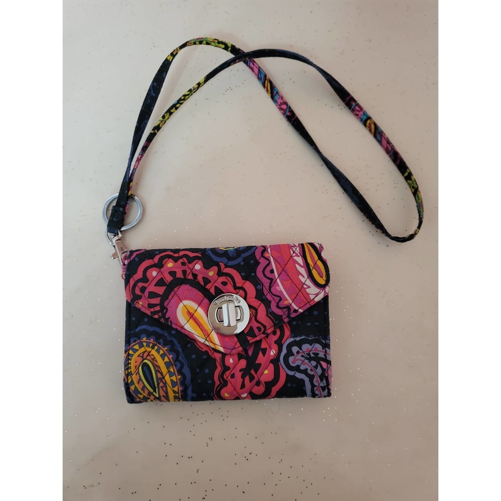 Vera Bradley Your Turn Smartphone Wristlet Twilight Paisley Crossbody Strap
